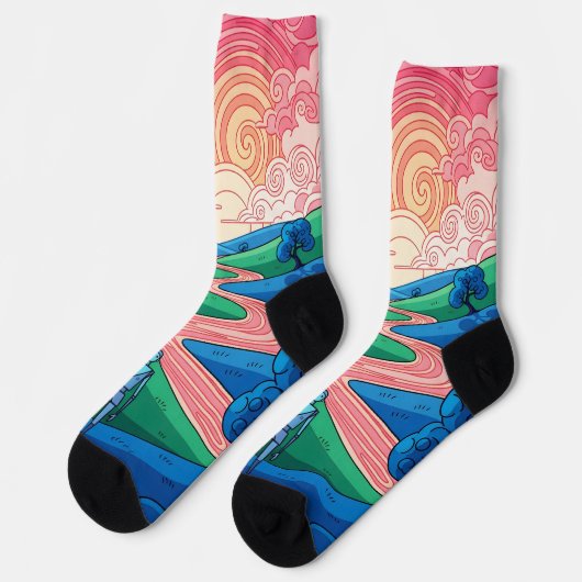 Chaussette Bright Socks 0035789 (Gauche)