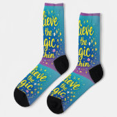 Chaussette Bright Socks Believe In The Magic Within 0039472 (Gauche)