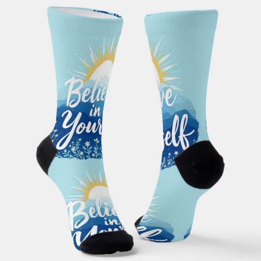Chaussette Bright Socks Believe In Yourself Socks 0039473 (Angulaire)