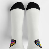 Chaussette Bright Socks Bright White With Logo (Haut)