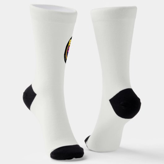 Chaussette Bright Socks Bright White With Logo (Angulaire)