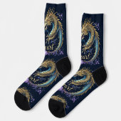 Chaussette Bright Socks Dragon Wild At Heart 0044081 (Gauche)