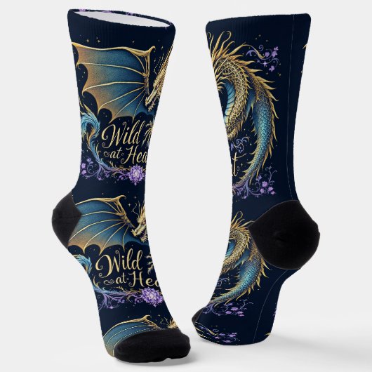 Chaussette Bright Socks Dragon Wild At Heart 0044081 (Angulaire)