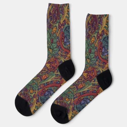 Chaussette Bright Socks Elaborate Seamless Patterns 0039280 (Gauche)