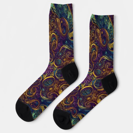 Chaussette Bright Socks Elaborate Seamless Patterns 0039283 (Gauche)