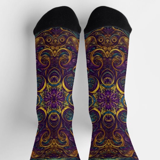 Chaussette Bright Socks Elaborate Seamless Patterns 0039283 (Haut)