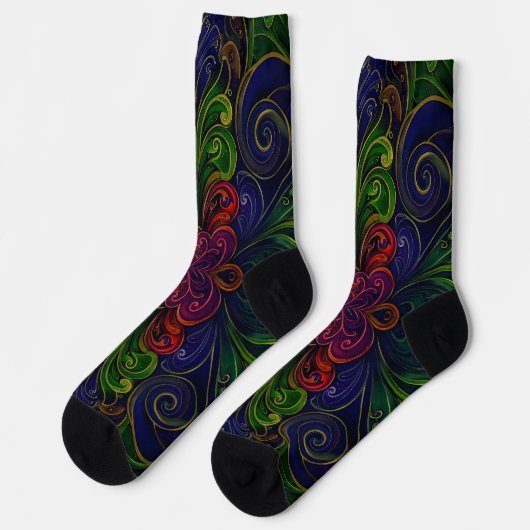 Chaussette Bright Socks Elaborate Seamless Patterns 0039302 (Gauche)