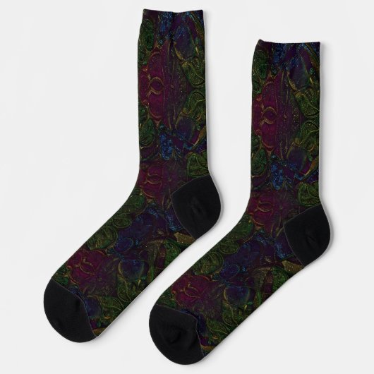 Chaussette Bright Socks Elaborate Seamless Patterns 0039303 (Gauche)