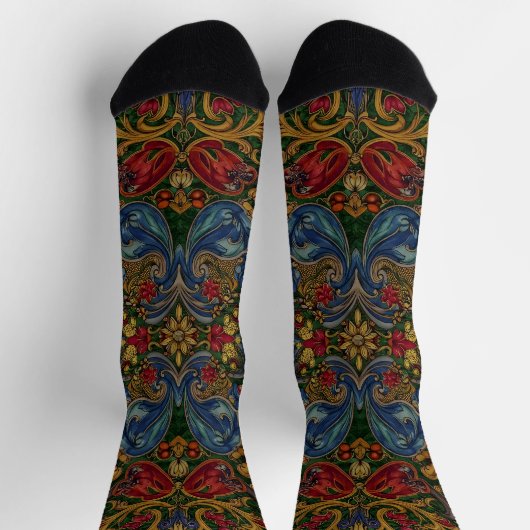 Chaussette Bright Socks Elaborate Seamless Patterns 0039309 (Haut)