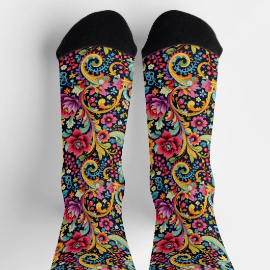 Chaussette Bright Socks Elaborate Seamless Patterns 0039341 (Haut)