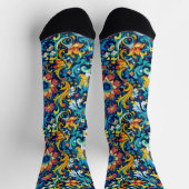 Chaussette Bright Socks Elaborate Seamless Patterns 0039344 (Haut)