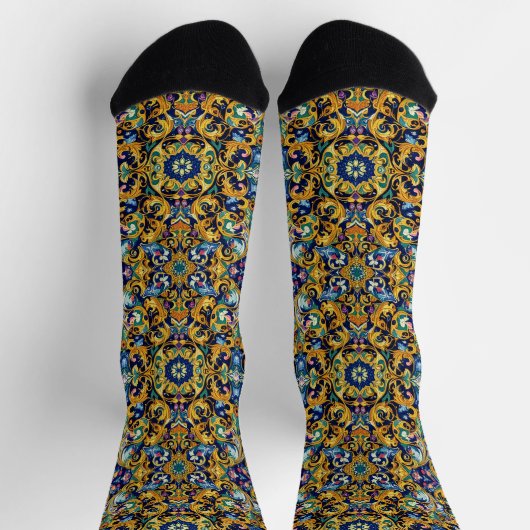 Chaussette Bright Socks Elaborate Seamless Patterns 0039346 (Haut)
