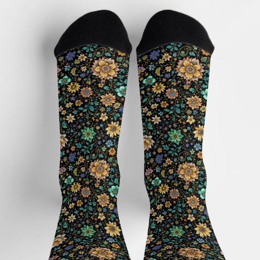 Chaussette Bright Socks Elaborate Seamless Patterns 0039347 (Haut)