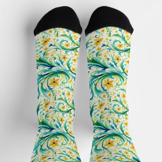 Chaussette Bright Socks Elaborate Seamless Patterns 0039348 (Haut)