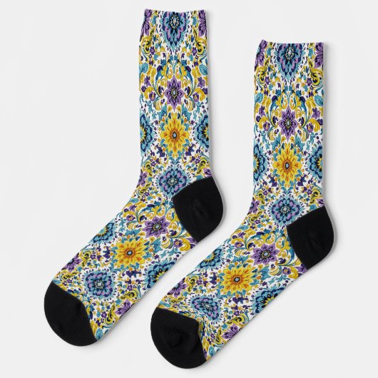 Chaussette Bright Socks Elaborate Seamless Patterns 0039350 (Gauche)