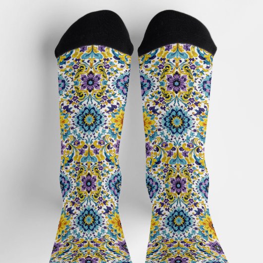 Chaussette Bright Socks Elaborate Seamless Patterns 0039350 (Haut)