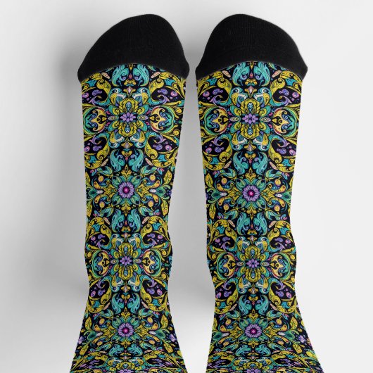Chaussette Bright Socks Elaborate Seamless Patterns 0039354 (Haut)