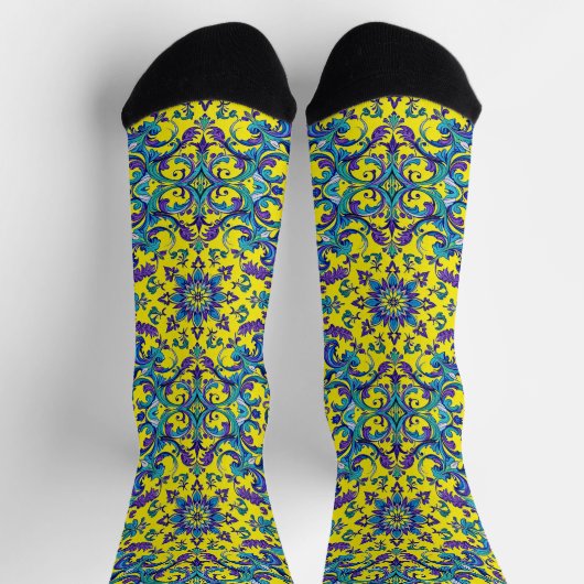 Chaussette Bright Socks Elaborate Seamless Patterns 0039355 (Haut)
