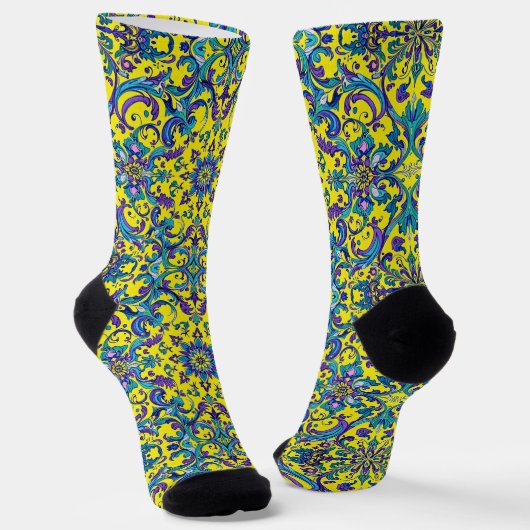 Chaussette Bright Socks Elaborate Seamless Patterns 0039355 (Angulaire)