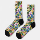 Chaussette Bright Socks Elaborate Seamless Patterns 0039356 (Gauche)
