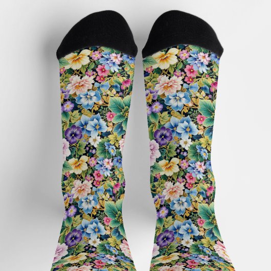 Chaussette Bright Socks Elaborate Seamless Patterns 0039356 (Haut)