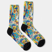 Chaussette Bright Socks Elaborate Seamless Patterns 0039358 (Droite)