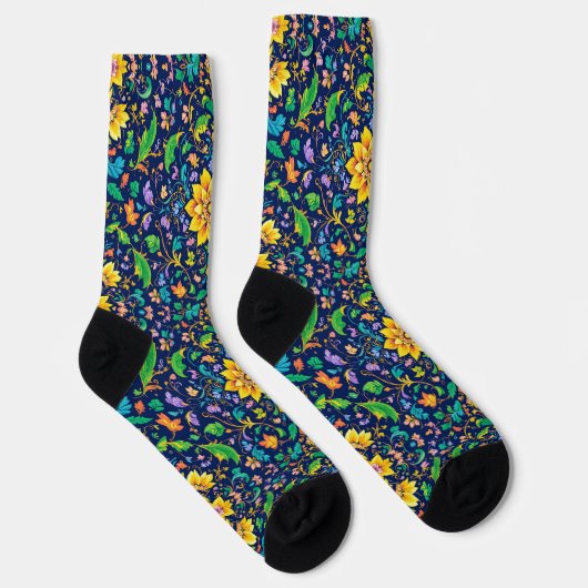 Chaussette Bright Socks Elaborate Seamless Patterns 0039361 (Droite)
