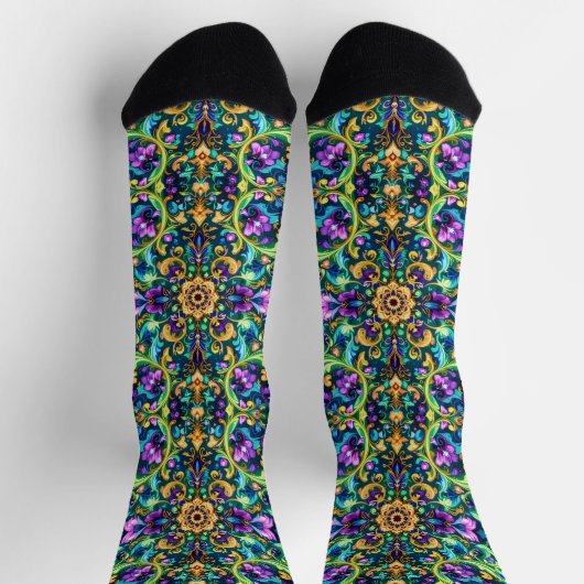 Chaussette Bright Socks Elaborate Seamless Patterns 0039363 (Haut)