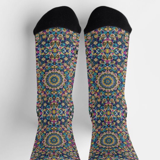 Chaussette Bright Socks Elaborate Seamless Patterns 0039366 (Haut)