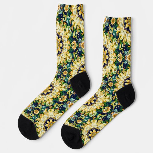 Chaussette Bright Socks Elaborate Seamless Patterns 0039367 (Gauche)