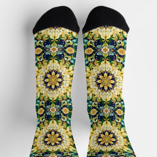 Chaussette Bright Socks Elaborate Seamless Patterns 0039367 (Haut)