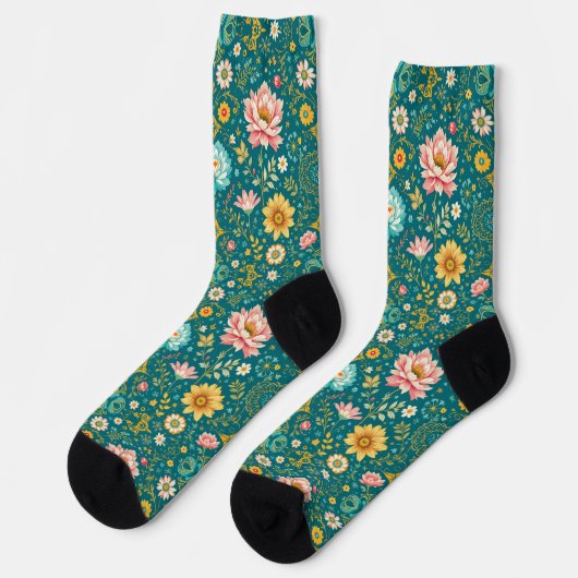 Chaussette Bright Socks Elaborate Seamless Patterns 0039370 (Gauche)