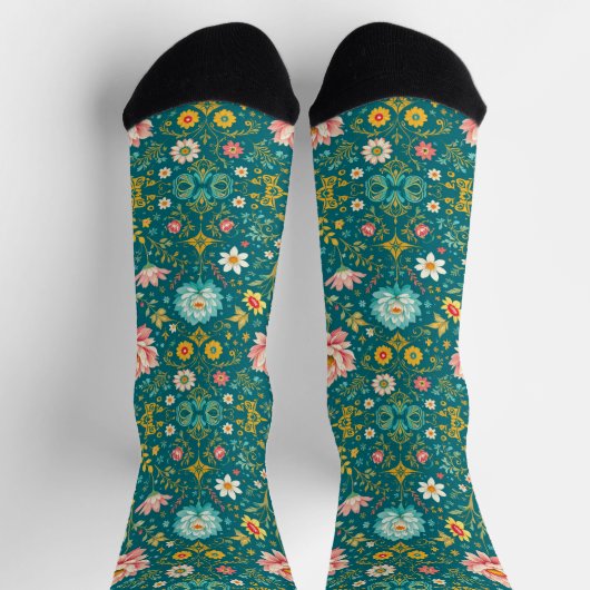 Chaussette Bright Socks Elaborate Seamless Patterns 0039370 (Haut)