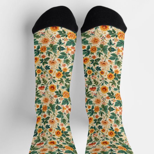 Chaussette Bright Socks Elaborate Seamless Patterns 0039371 (Haut)
