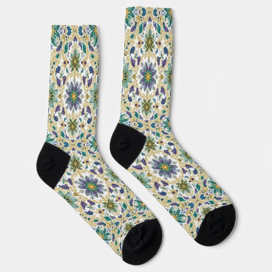 Chaussette Bright Socks Elaborate Seamless Patterns 0039373 (Droite)