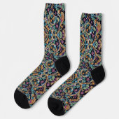 Chaussette Bright Socks Elaborate Seamless Patterns 0039374 (Gauche)