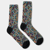 Chaussette Bright Socks Elaborate Seamless Patterns 0039374 (Droite)