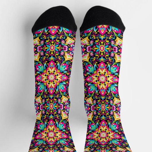 Chaussette Bright Socks Elaborate Seamless Patterns 0039375 (Haut)