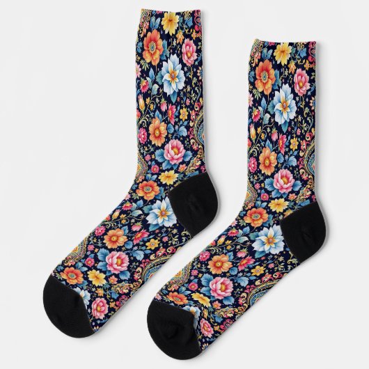 Chaussette Bright Socks Elaborate Seamless Patterns 0039376 (Gauche)