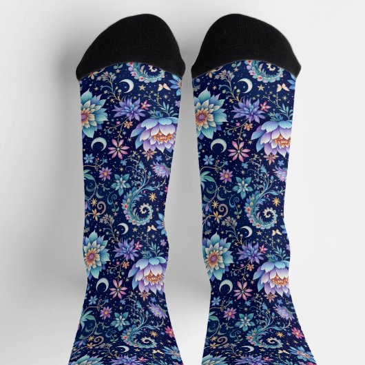 Chaussette Bright Socks Elaborate Seamless Patterns 0039378 (Haut)