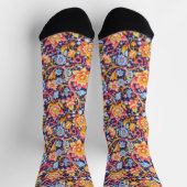 Chaussette Bright Socks Elaborate Seamless Patterns 0039379 (Haut)