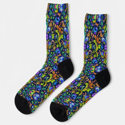 Chaussette Bright Socks Elaborate Seamless Patterns 0039381 (Gauche)