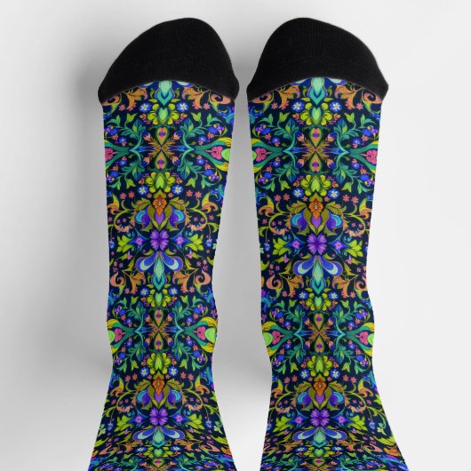 Chaussette Bright Socks Elaborate Seamless Patterns 0039381 (Haut)