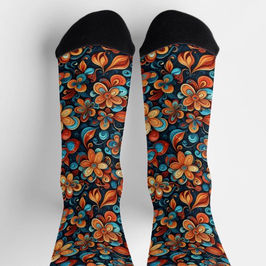 Chaussette Bright Socks Elaborate Seamless Patterns 0039386 (Haut)