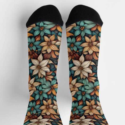 Chaussette Bright Socks Elaborate Seamless Patterns 0039397 (Haut)