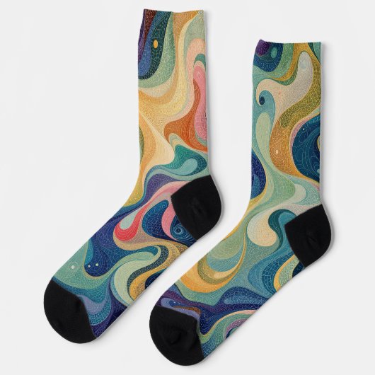 Chaussette Bright Socks Elaborate Seamless Patterns 0039400 (Gauche)