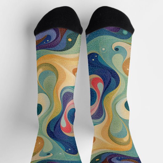 Chaussette Bright Socks Elaborate Seamless Patterns 0039400 (Haut)