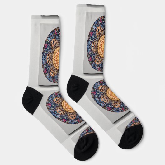 Chaussette Bright Socks Elaborate Seamless Patterns 0039405 (Droite)