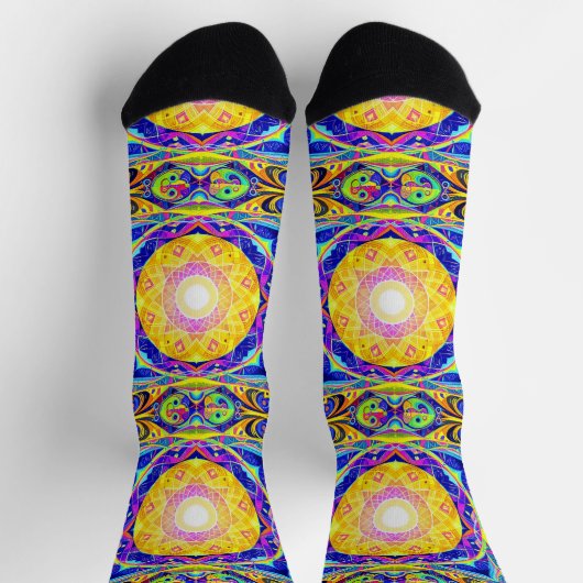 Chaussette Bright Socks Elaborate Seamless Patterns 0039416 (Haut)