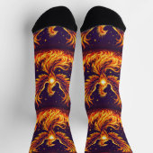 Chaussette Bright Socks Fire Bird Flames 0044017 (Haut)